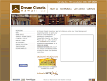 Tablet Screenshot of dreamclosetshawaii.com